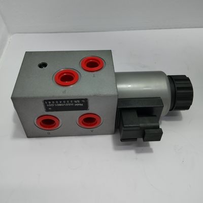 औद्योगिक हाइड्रोलिक सोलेनोइड वाल्व दो स्थिति छह रास्ता 12V 24V डीसी